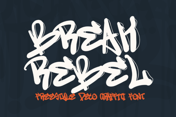 Break Rebel: The Perfect Graffiti Font for Bold Editorial Design