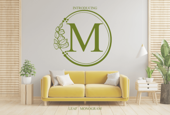 Discover Leaf Monogram: A Refined Serif Font for Elegant Branding
