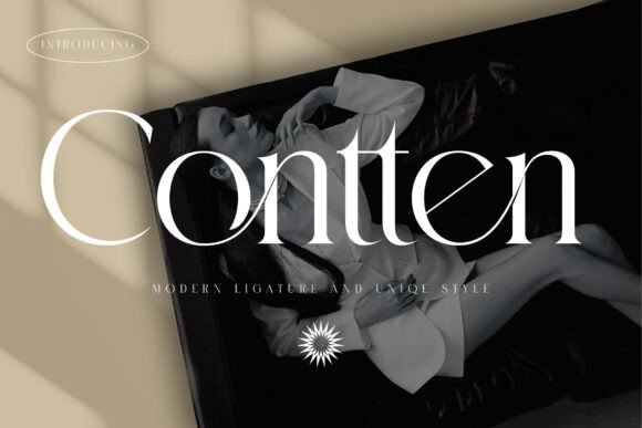 Discovering Contten: A Sophisticated Serif Font for Elegant Branding