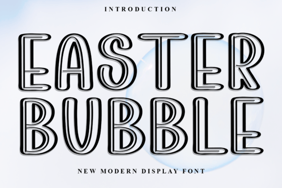 Easter Bubble: A Charming Font for Creative Makers