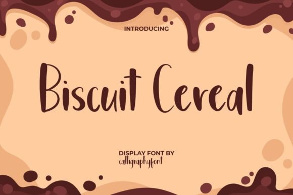 Elevate Your Brand with Biscuit Cereal: A Sweet Display Font