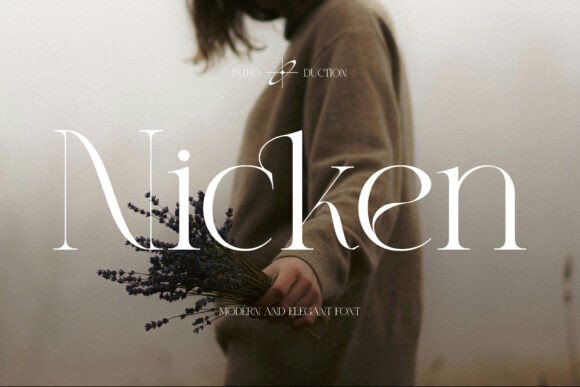 Elevate Your Design with Nicken: A Sophisticated Serif Font
