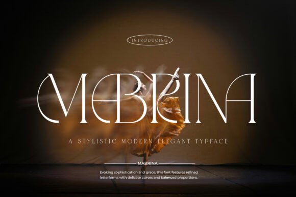 Elevate Your Editorial Design with Mabrina Font
