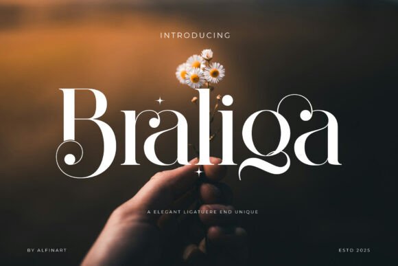 Elevate Your Web Design with Braliga: A Sophisticated Serif Font