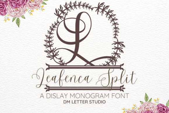 Enhance Your Brand with Leafenca Split Monogram Font