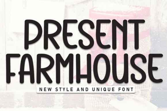 Enhance Your Brand with Present Farmhouse Font