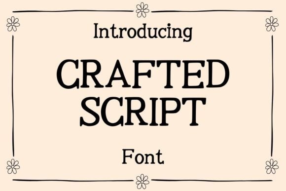 Enhance Your Web Design with Crafted Script Font
