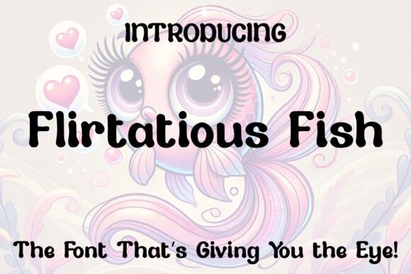 Flirtatious Fish: A Playful Font for Eye-Catching Branding