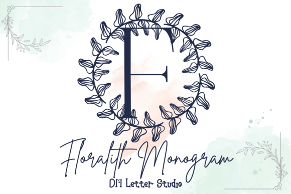 Floralith Monogram: A Refined Font for Elegant Publishing