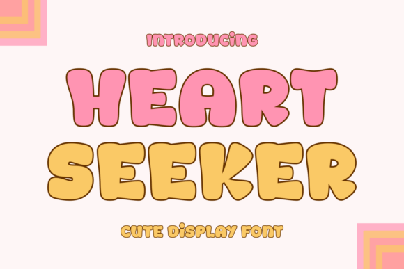 Heart Seeker: A Sweet and Friendly Display Font for Web Design