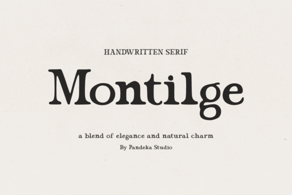 Montilge: A Rustic Serif Font for Timeless Web Design
