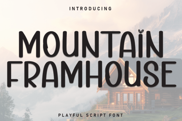 Mountain Framhouse: A Handwritten Font for Editorial Charm
