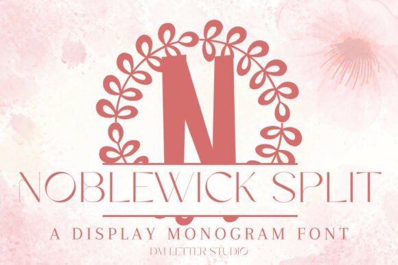 Noblewick Split Monogram: A Font for Elegant Editorial Design