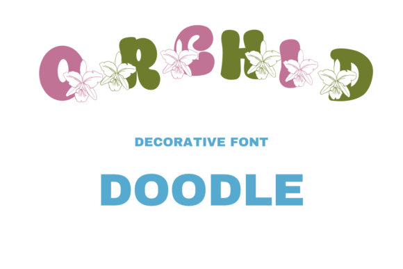 Orchid Doodle: A Charming Font for Creative Makers