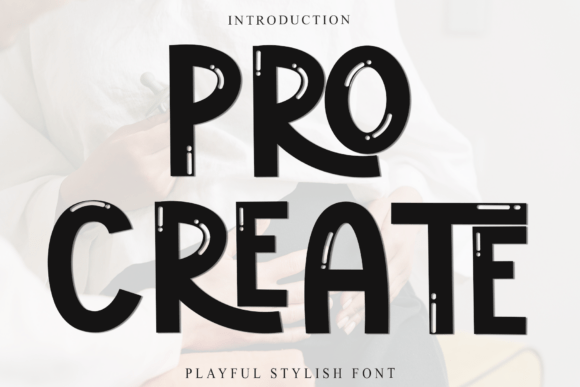 Pro Create: A Handwritten Font for Elegant Editorial Design