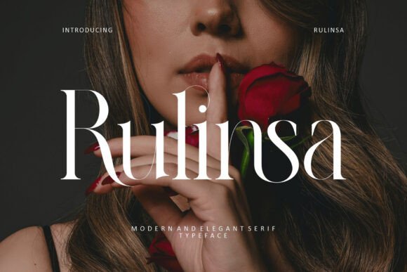 Rulinsa: The Elegant Ligature Serif for Modern Design