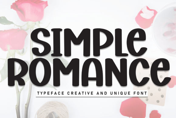 Simple Romace: A Bold Handwritten Font for Creative Branding