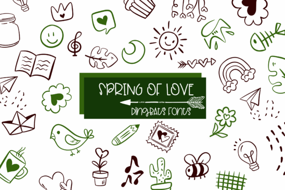 Spring of Love: A Natural Font for Creative Makers