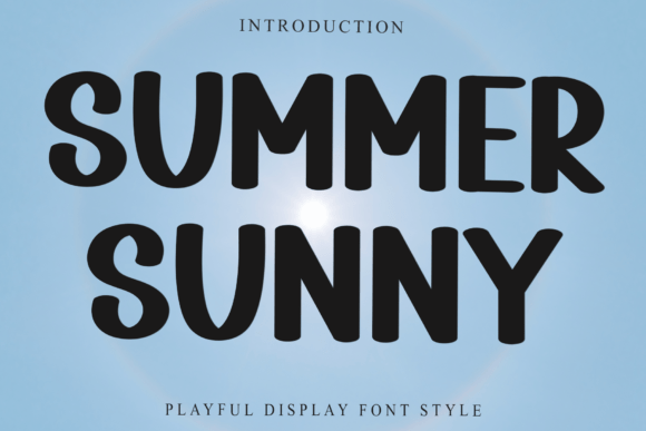 Summer Sunny: A Versatile and Eye-Catching Display Font