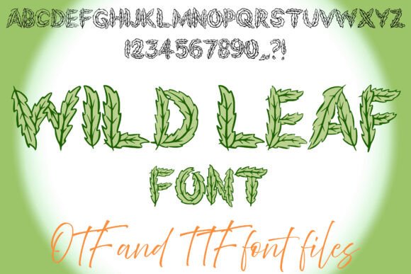 Wild Leaf: A Fresh and Lively Display Font for Editorial Design