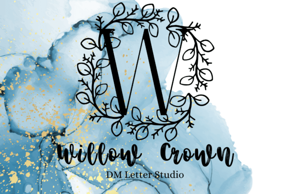 Willow Crown Monogram: A Graceful Serif Font for Elegant Web Design
